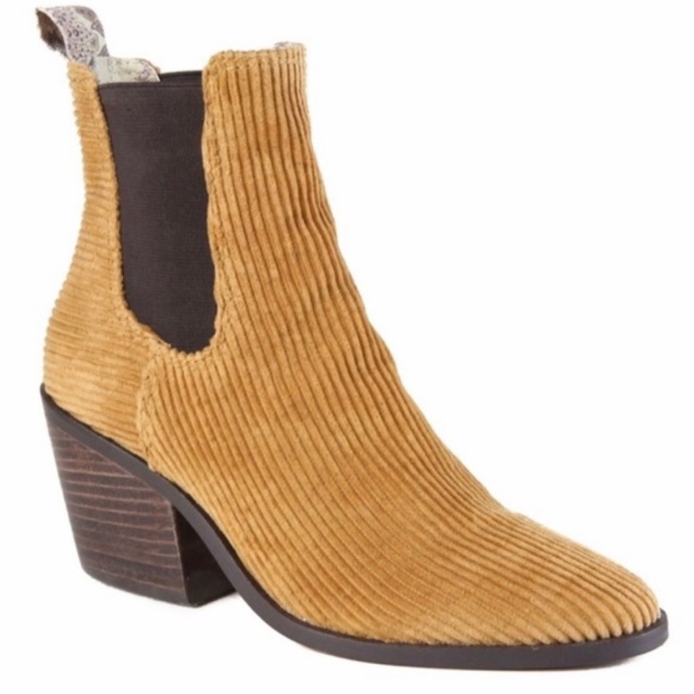 Band Of Gypsies Free People Corduroy Boho Chelsea Boot